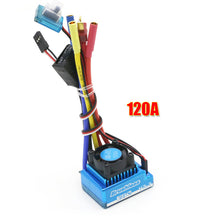 Waterproof 45A 60A 80A 120A Brushless ESC Electric Speed Controller Dust-proof for 1/8 1/10 1/12 RC Car Crawler RC Boat Part