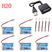 Original JJRC H20 battery 3.7V 150mAh For JJRC H20 Syma S8 M67 U839 RC Quadcopter Parts 3.7V Lipo Battery and Charger (6 IN 1)