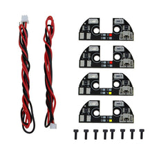 4pcs 5V LED Night Navigation Light High Power Light Rack LED Board with Cable for FPV Quadcopter F330 F450 F550 RC Drone