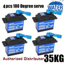 Waterproof Metal Gear SPT 5425lv 25kg 35kg Large Torque Digital Coreless Servo for RC Car TRAXXAS Crawler TRX4 baja boat Robot