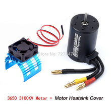 3650 3100KV Brushless Motor & 45A 60A 80A 120A Brushless ESC with Program Car Combo for 1:10 RC Car RC Boat Part