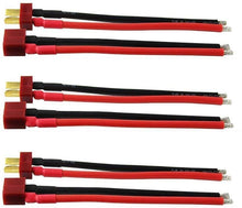 Deans Ultra Pigtail Cable T plug Connector Male & Female with10cm 14 AWG Soft Silicone Wire for RC hobby Quadcopter Lipo Battery