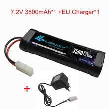 7.2V 5000mAh Ni-MH SC battery and 7.2v charger for RC toys tank car Airplane Helicopter With Tamiya Connectors 7.2 v battery