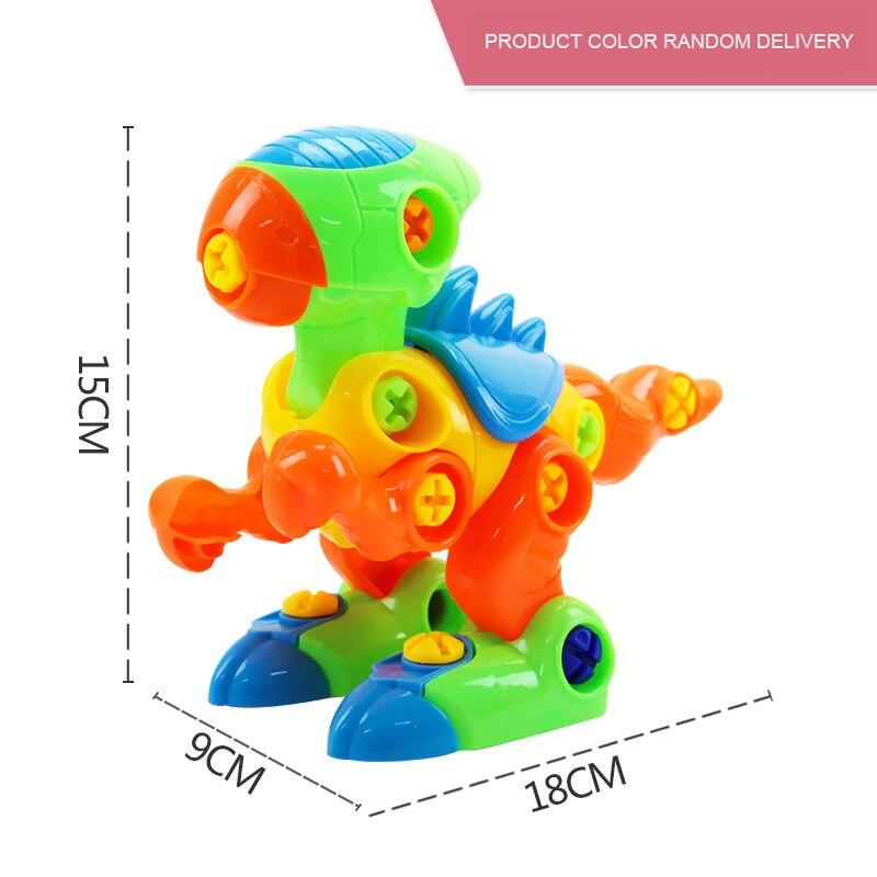 Plastic building blocks puzzle removable toy model building kits DIY screw nut models for assembly toys for children