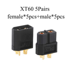 10PCS AMASS XT60 XT-60 XT60 Male Female Bullet Connectors Plugs Black Yellow For RC Lipo Battery 5Pairs Quadcopter Helicopter