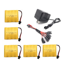 4.8V 700mAh Ni-Cd Battery With 5 in 1 Charger For Remote Control Toys Lighting Electric Tool AA Group RC TOYS Battery Group