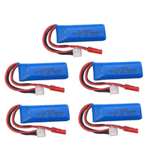 7.4V 600mAh 20C Lipo Battery for WLtoys K969 K979 K989 K999 P929 P939 RC Car Parts 2s 7.4v Battery 5pcs/lots