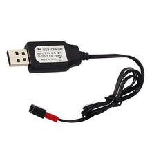 YUKALA 3.6V 4.8V 6.0V 7.2V 9.6V Ni-CD/Ni-MH rechargeable battery USB charger/USB charging cable with SM/JST/TAMIYA Plug 2pcs