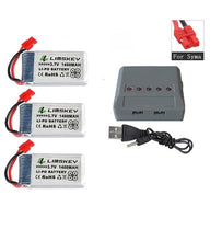 1400mAh 3.7v lipo Battery for SYMA X5 X5S X5C X5SC X5SH X5SW M18 H5P HQ898B HQ859B H11D H11C T64 T04 T05 F28 F29 T56 T57 Charger