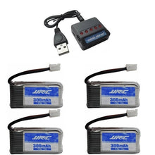 Original JJRC H56 battery 3.7V 300mAh For JJRC H56 T2G Drone Battery for RC Quadcopter Spare Part Lipo Battery and Charger 5in1