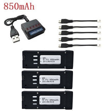 Upgraded 850mAH 3.7V Lipo Battery and 5pcs Charger for E58 JY019 S168 For RC Quadcopter Spare Parts 3.7v RC Drone Battery 721855