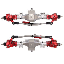 SCX10 Aluminum CNC Anodized Full Front Rear Portal Axle for 1/10 RC Crawler Car Axial SCX10 II 90046 90047 Upgrade Parts