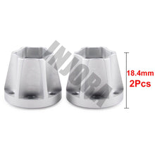 INJORA 2PCS Aluminum Alloy 12mm Wheel Hex Hub for 1/10 RC Crawler 1.9 2.2 Wheel Rim Axial SCX10 Traxxas TRX4 D90