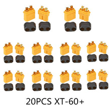 10/20PCS XT60 Black/Blue /XT60+/XT30UPB/ XT60-E/XT60-L Male Female Bullet Connectors Plugs For RC Lipo Battery Quadcopter Drone