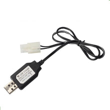 YUKALA 3.6V 4.8V 6.0V 7.2V 9.6V Ni-CD/Ni-MH rechargeable battery USB charger/USB charging cable with SM/JST/TAMIYA Plug 2pcs