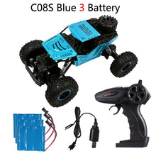 Teeggi C08S Remote Control Toys RC Car 1:16 4WD Climbing Car Bigfoot Cars Off-Road Vehicle Toy for Children Gift Double Motors