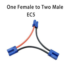 Amass T XT60 Tamiya TRX XT90 EC3 EC5 plug Parallel Series One female to 2 male leads 12awg silicone wire Deans For Lipo Battery
