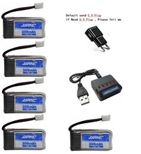 Original JJRC H56 battery 3.7V 300mAh For JJRC H56 T2G Drone Battery for RC Quadcopter Spare Part Lipo Battery and Charger 5in1