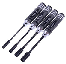 RC Tools 4 pcs hex screw driver set titanium plating hardened 1.5 2.0 2.5 3.0mm screwdriver For helicopter toys