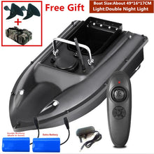 New Function Fixed Speed Cruise Remote Control Fishing Finder Boat 1.5KG 500M Dual Night Light Lure Fishing Smart RC Bait Boat