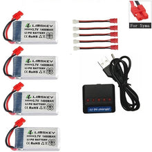 1400mAh 3.7v lipo Battery for SYMA X5 X5S X5C X5SC X5SH X5SW M18 H5P HQ898B HQ859B H11D H11C T64 T04 T05 F28 F29 T56 T57 Charger