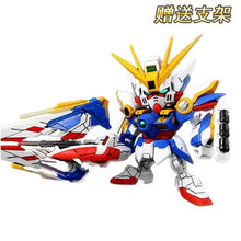 SD Gundam Model Cute Unicorn Wing AGE Justice Freedom 00 Destiny Armor Unchained Mobile Suit Kids Toys With Holder