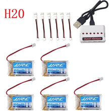 Original JJRC H20 battery 3.7V 150mAh For JJRC H20 Syma S8 M67 U839 RC Quadcopter Parts 3.7V Lipo Battery and Charger (6 IN 1)