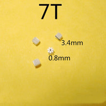 4pcs Small Motor Gears 6T 7T 8T 9T 10T 11T 12T Teeth For 0.8MM 1mm Shaft R/C Helicopter Mini Quadcopter Accessories Spare Parts