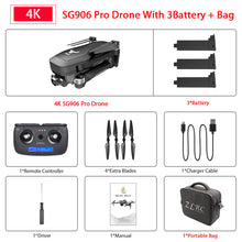 SG906 Pro GPS Drone with Wifi FPV 4K HD Camera Two-axis anti-shake Self-stabilizing Gimbal Brushless Quadcopter Vs Sjrc F11 Pro