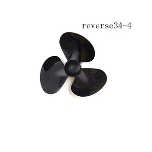 1PCS RC Boat Three Blades Paddle Nylon Boat Propeller Positive & Reverse Screw RC Boat Propeller 12 SIZE