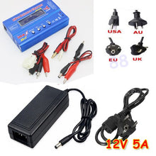 IMAX B6 Digital RC Lipo NiMh Battery Balance Charger+AC POWER 12v 5A Adapter Drop free shipping