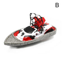 3 In 1 Remote Control Boat Drone Hovercraft Boat 360-degrees Flip Drone Helicopter Water Racing Boat Drone