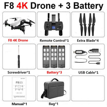 F8 Drone with 4K HD Camera Two-Axis Anti-Shake Self-Stabilizing Gimbal GPS WiFi FPV RC Helicopter Quadrocopter Toys CSJ X1