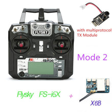 Flysky FS-i6X/FS-i6 2.4GHz 10CH AFHDS 2A Transmitter w/ X6B iA6b i-BUS A8S FS-iA10B Receiver For RC Drone Mode 1 Mode 2