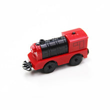 Electric RC Train Set Remote Control Toys Connected with Wooden Railway Car Tracks Birhtday Christmas Gift for Children