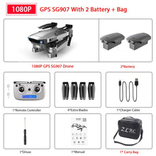 ZWN SG907 SG901 GPS Drone with Wifi FPV 1080P 4K HD Dual Camera Optical Flow RC Quadcopter Follow Me Mini Dron VS SG106 E520S