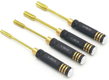 4pcs/set RC Tools hex Screw Driver Set titanium plating hardened 4.0 5.5 7.0 8.0mm Screwdriver For Rc Helicopter Toys (1 set))