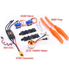 A2212 2212 1400KV / 2200KV Brushless Motor 40A ESC 6035 / 8060 Propeller SG90 9G Micro Servo for RC Fixed Wing Plane Helicopter