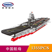 XingBao Compatible with legoed Bricks The Aircraftd Carrier WW2 Tiger Tank Boy Model Kit Assemble Building Blocks Military Toys