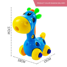 Plastic building blocks puzzle removable toy model building kits DIY screw nut models for assembly toys for children