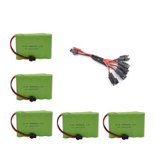 6v 3000mAh Battery with Charger For RC Cars Robots Tanks Gun Boats 6v NiMH Battery AA 2400mah 6v Rechargeable Battery Pack
