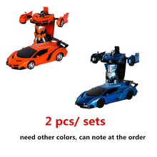 Boys Amazing Gifts Deformation Car Toys Automatic One-key Transform Robot Plastic Model Car Funny Toys For Kid Toy New Arrival