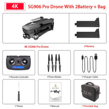 SG906 Pro GPS Drone with Wifi FPV 4K HD Camera Two-axis anti-shake Self-stabilizing Gimbal Brushless Quadcopter Vs Sjrc F11 Pro