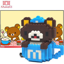 MUMUELI Mini Assembly DIY Anime Game Figure Cute 3D Building Model Kit Blocks for Children Kids Resin Toys Collection DTSET-5