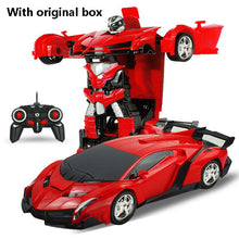 New Rc Car Deformation 2 in 1 RC Car Driving Sports Cars drive Deformation Robots Models Remote Control Car RC Fighting Toy Gift