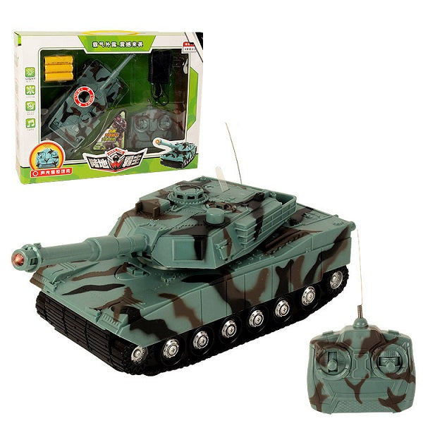 ASSOT RC Tank Recharge Battery Infrared RC Car Tank 360 Degree Rotation Remote Control Tank Remote Toys For Boys Gifts For Kids