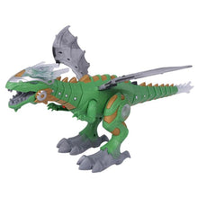 Electric Toy Large Format Walking Spray Dinosaur Robot With Light Sound Mechanical Dinosaurs Model Toy For Kids Children