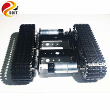 Mini TP100 Aluminum Alloy Tank Robot Chassis Caterpillar Platform With 12V 350rpm Motor DIY Arduino Unassembled Kit
