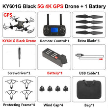 KY601G KY601S Professional Drone with Camera 4K HD 5G WiFi GPS FPV Remote Control Distance 2KM RC Quadcopter Helicopter Kid Toys