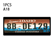 1Pcs RC Custom License Plate Metal Frame Strength Waterproof for 1:10 Tamiya CC01 Axial Scx10 Traxxas Trx-4 Trx4 Crawler Car